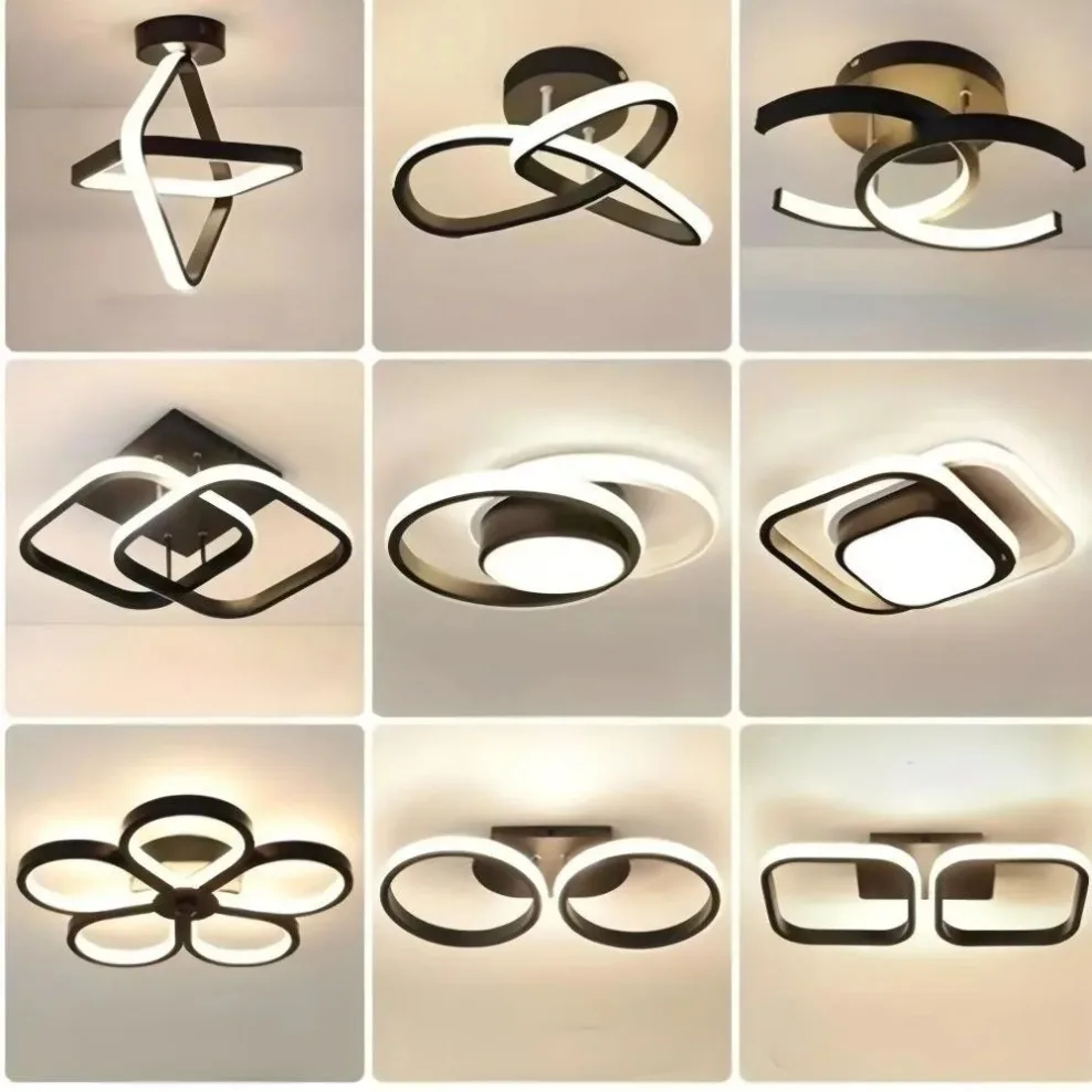 LED Strip Aisle Ceiling Lights Modern Minimalist Living Room Lamps For Balcony Entrance Staircase Home Decor corridor lamp