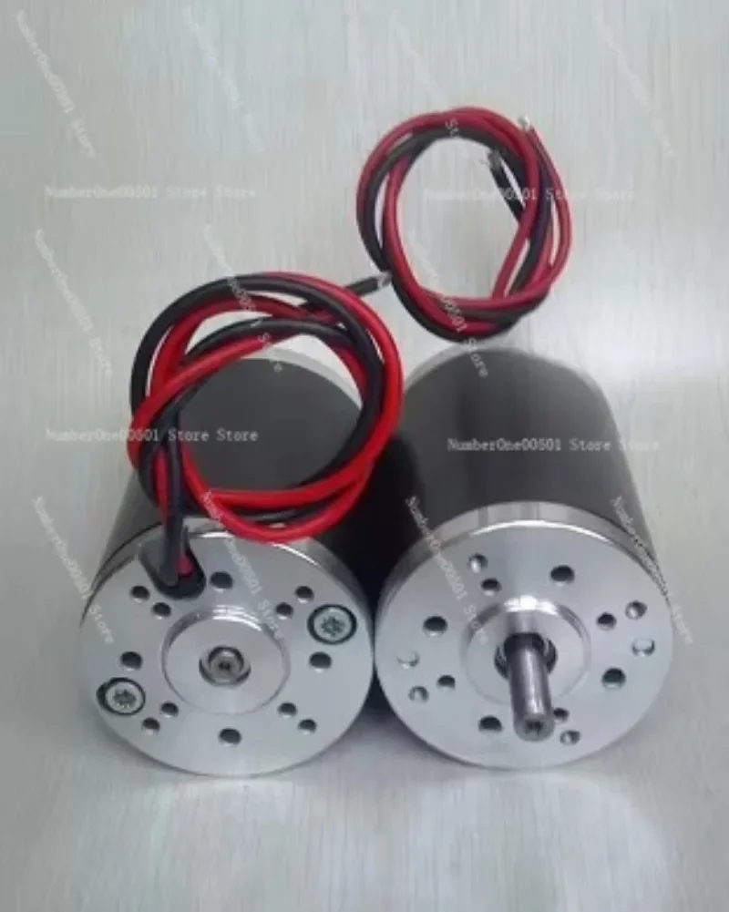 63mm Permanent Magnet Brushed DC Motor 24V 200W 10000RPM High Speed