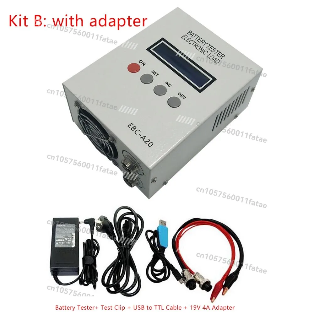 EBC-A20 battery tester 85w lithium lead-acid battery capacity tester 5A charging 20A discharging support software control