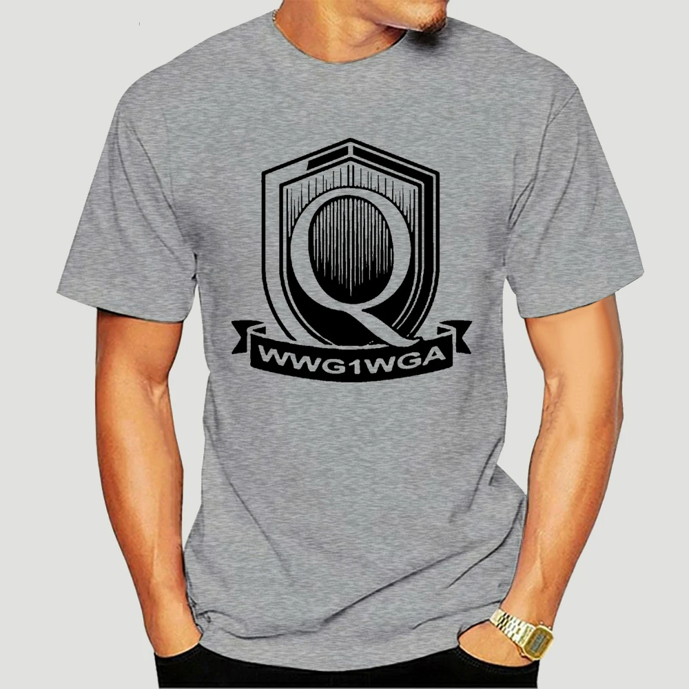 Camiseta QANON WWG1WGA(2) для мужчин, одежда для женщин, 6087X