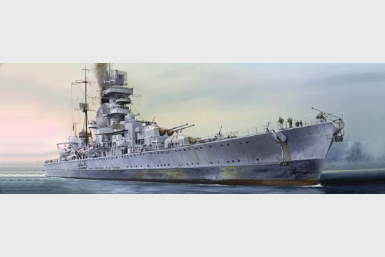 Trumpeter 1/700 05767 German Cruiser Prinz Eugen 1945 Model Kit Static Warship TH05374