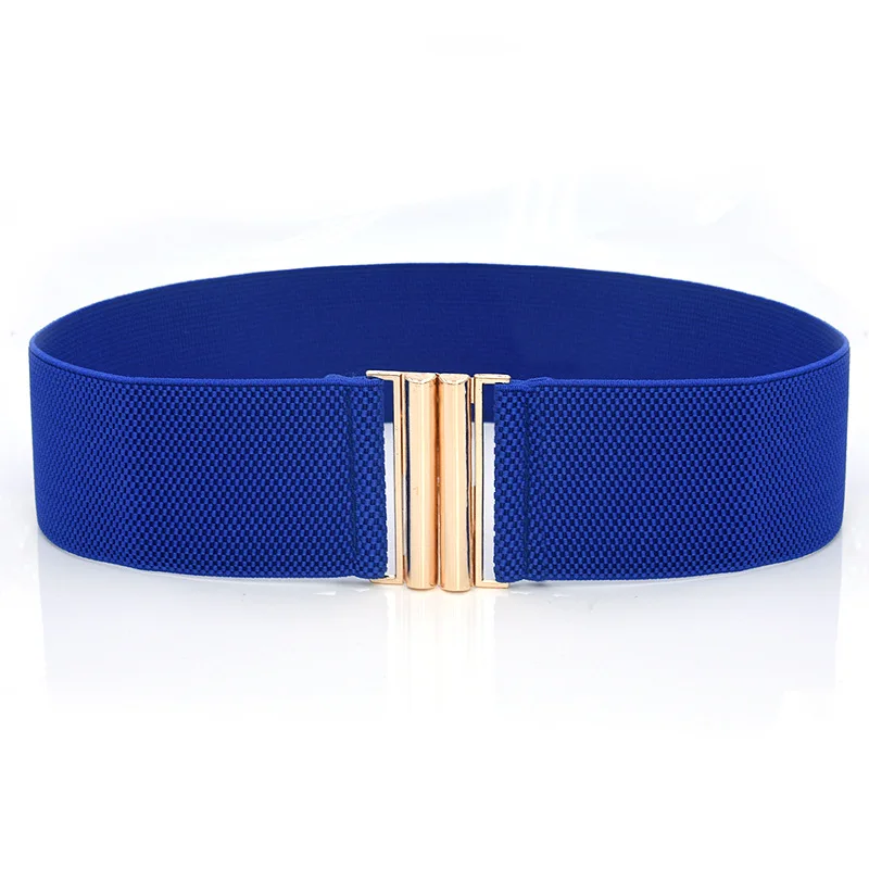 Four Seasons Casual Ladies' Elasticated Stretch Waist Band with Dress Fashion Rubber Belt New Decorative Belt Belts for Women