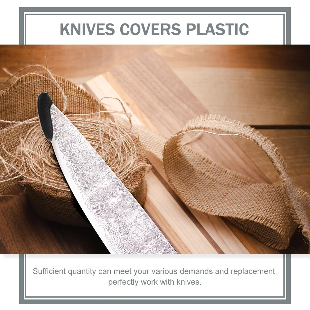 

30Pcs Cutter Tip Protector Sleeves Plastic Protective Covers Safety Tool Storage Kitchen Accessories Kitchen Accessory