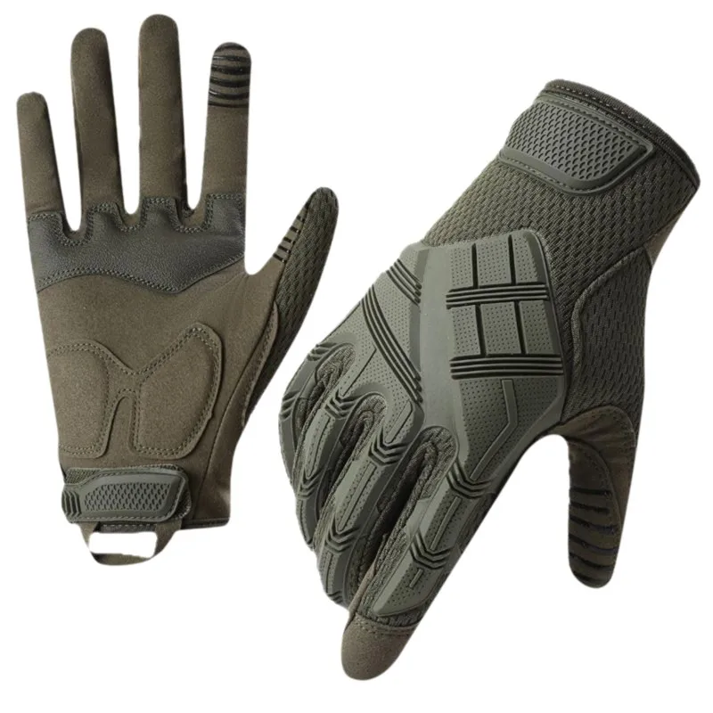 

A89E-Wear-Resistant Anti-Slip Tactical Full-Finger Gloves For Outdoor Sports, Climbing, Riding, Touchscreen Control