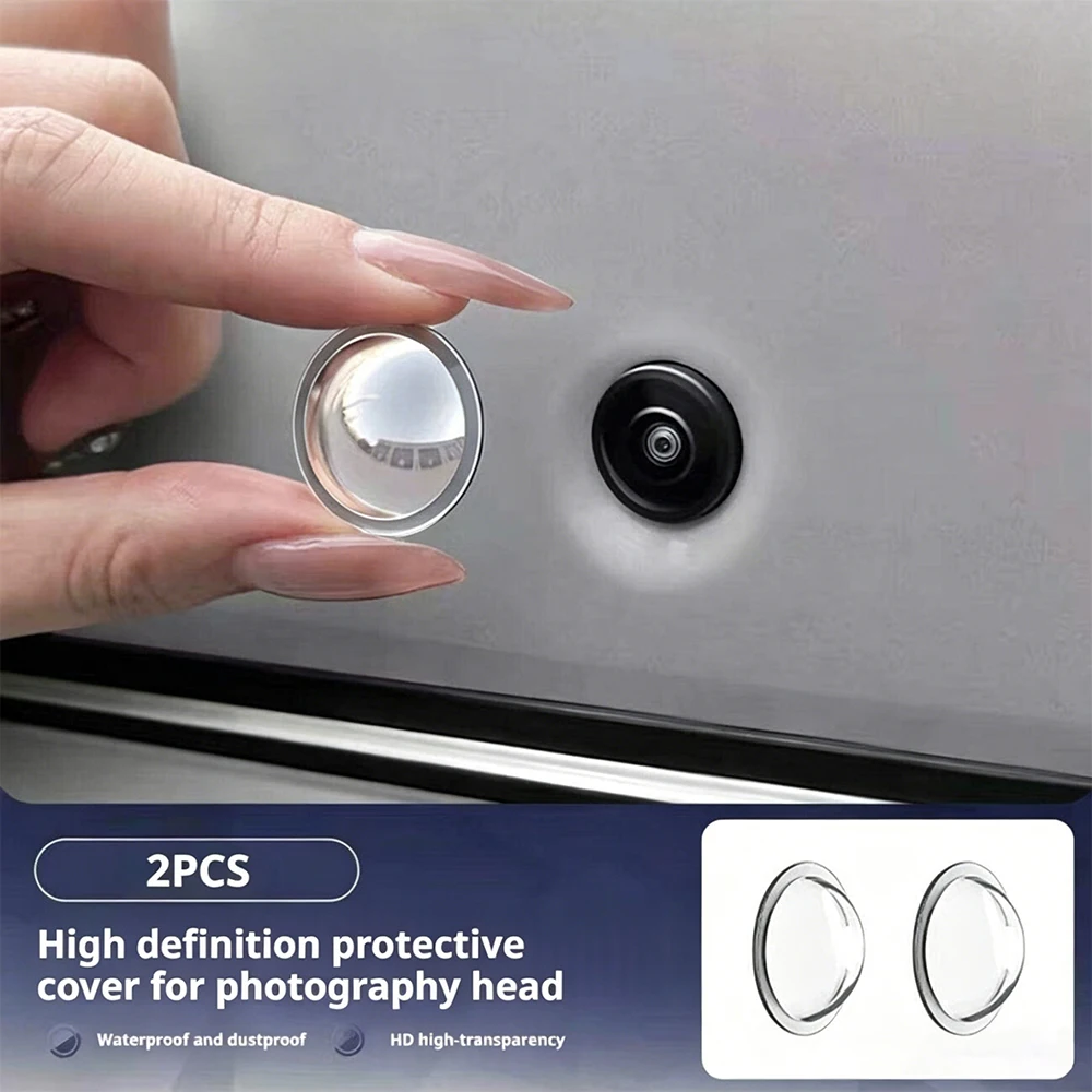 2PCS Car Camera Lens Protector Advanced Scratch Car Camera Lens Guards Waterproof And Dustproof Protection Accessories