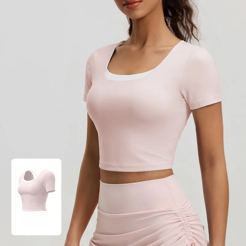 top-de-yoga-butterfly-beauty-com-almofada-para-o-peito-manga-curta-roupas-de-fitness-respiraveis-para-mulheres