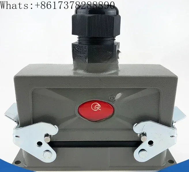 

24 core hot runner 16A aviation plug mold temperature control box heavy-duty rectangular connector connector male pin base