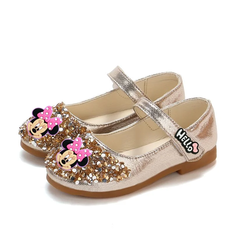 

Spring Summer Disney Soft Sandals Baby first walkers Princess Shoes Mickey Mouse Beach shoes Fall New Girl Dance Show Shoes