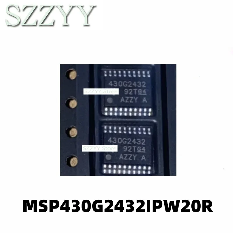 5PCS MSP430G2432IPW20R 430G2432 TSSOP20 pin mount 16 bit microcontroller chip