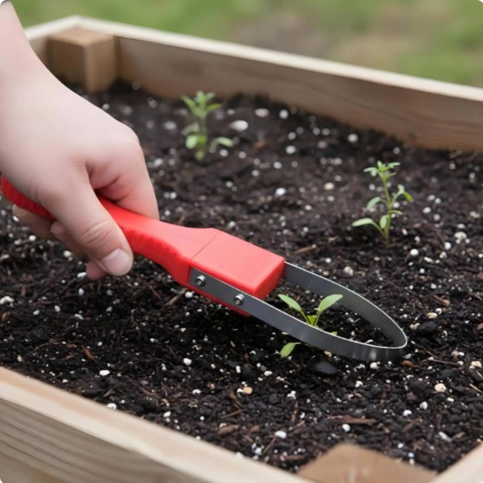 

Hand Loop Weeder Portable Loop Weeder Tool Manual Unwanted Plants Puller Ergonomic Handle Gardening Equipment for Yard