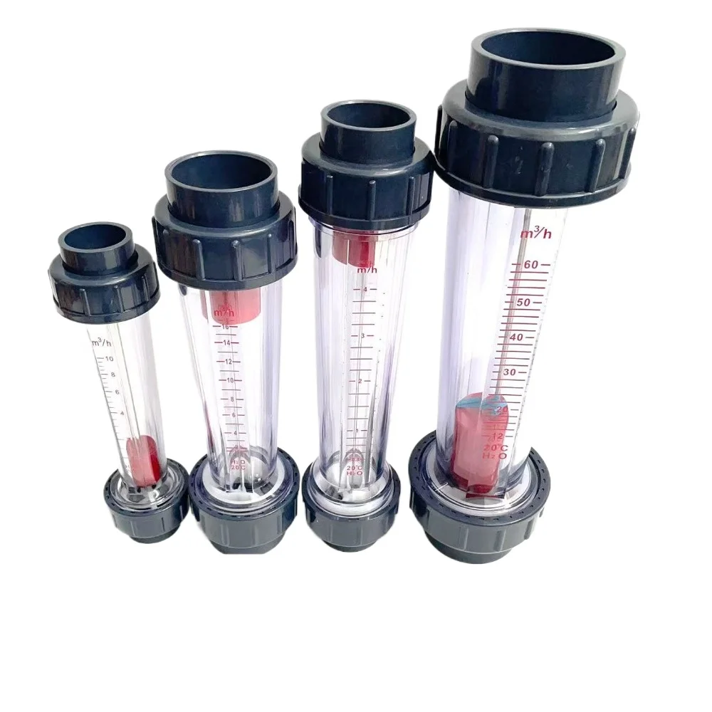 LZS-DN15 DN20 DN25 DN 32 DN40 DN50 X 60-1000LPH Plastic Liquid Float Flowmeter Water Treatment Pipeline Petrochemical