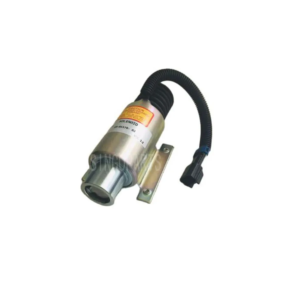 

12V Fuel Stop Solenoid 10-01178-00 For Kubota 10-01178-02 10-01178-03 100117804