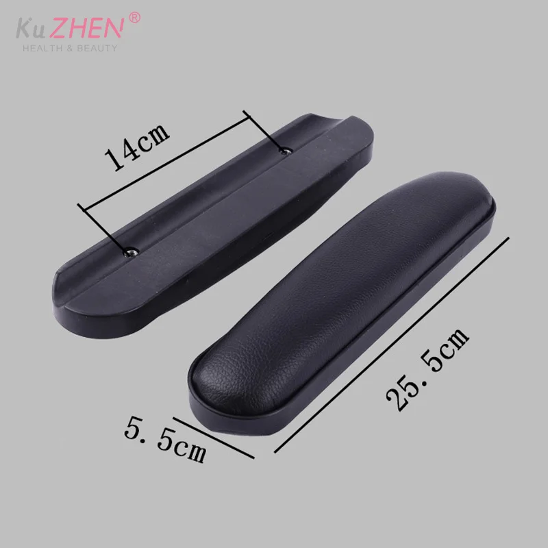 1Pc Wheelchair Armrest Pad Sponge Leather Cushion Durable Soft Arm Support Spare Part Without Screw for Daily Use