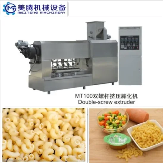 250kg/h Macaroni Production Line Industrial Pasta Making Machine