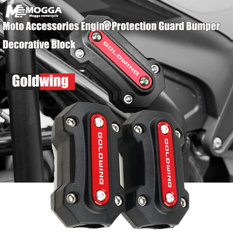 

Moto Engine Protection Guard Bumper Decorative Block Goldwing Accessories For Gold Wing GL1800 2001-2024 205 2026 GL 1800