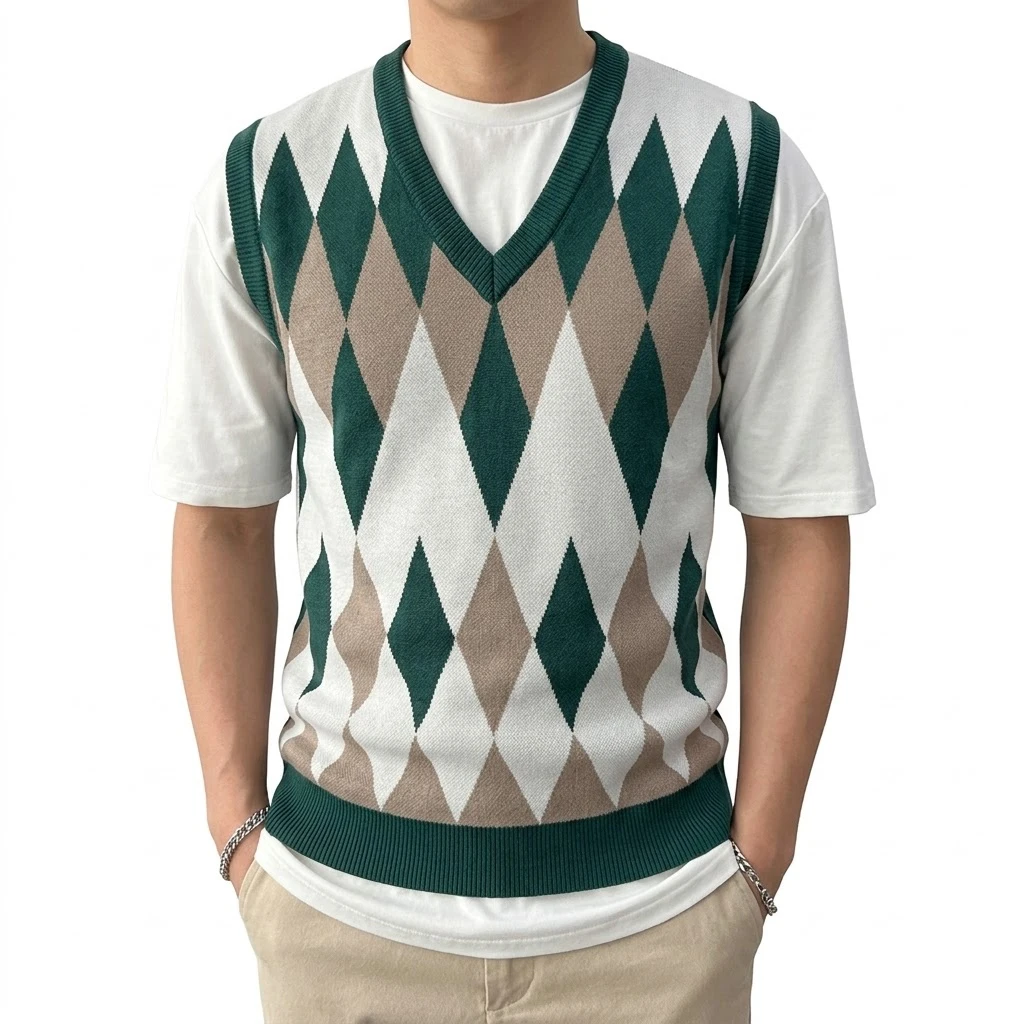 Thumbnail 2 - #76 Best Mens Knit Sweater Vests to Buy In 2026
