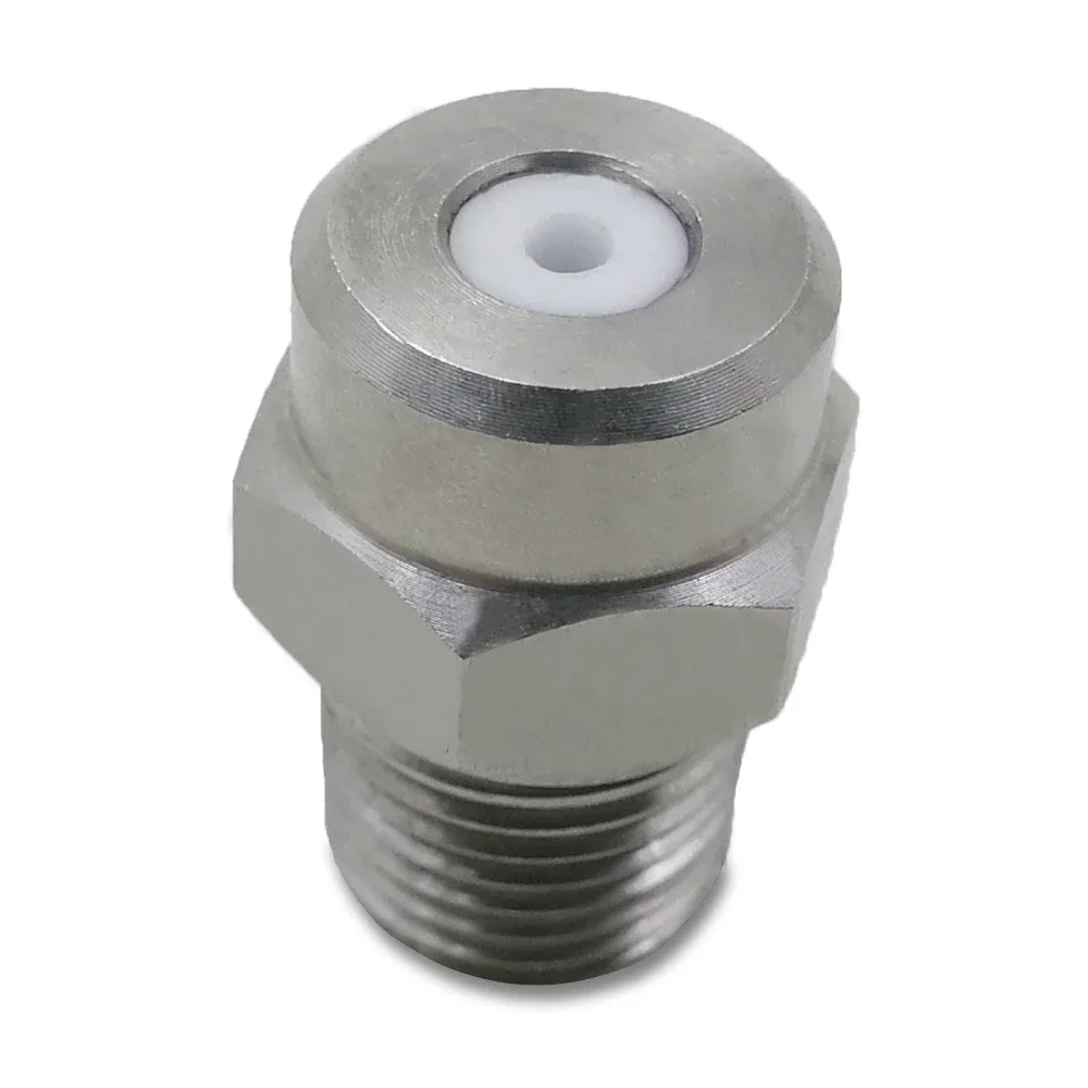 VSR 304 Stainless Steel Straight Jet Nozzle With Ceramic Insert, High Pressure Solid Stream Nozzle for Industrial Washing