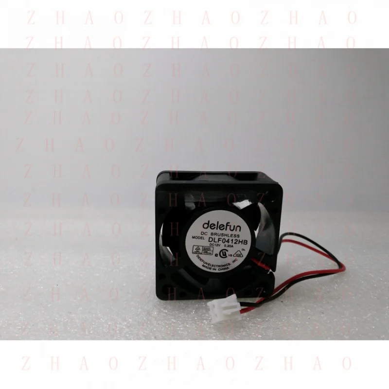 L+ FOR Delefun 4CM 4020 DC 12V 0.2A DLF0412HB double ball cooling fan 2-Pin