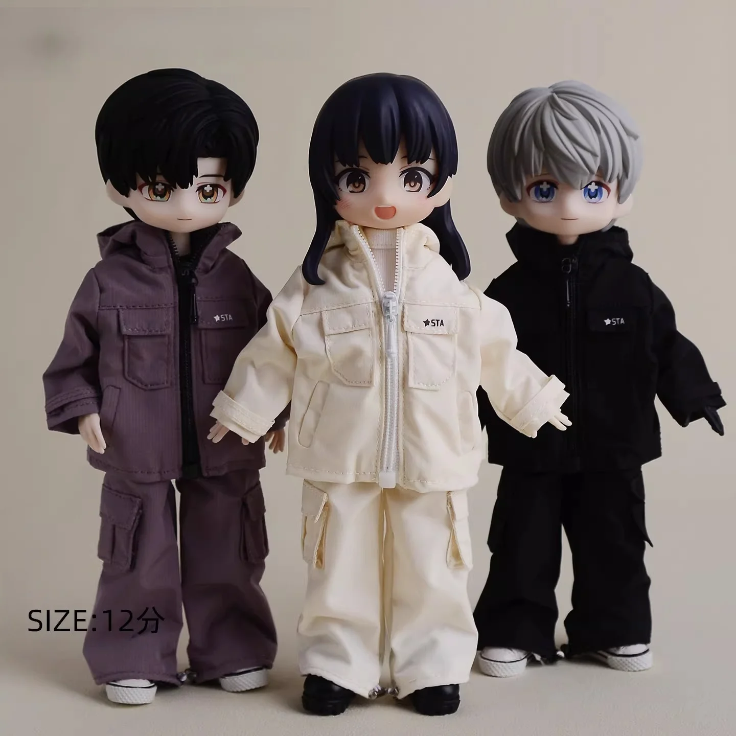 

Комплект лыжного костюма 1/12 Point, куртка и брюки для сноуборда, одежда для кукол BJD, для тел фигурок Escape, одежда для кукол Asi 3.0