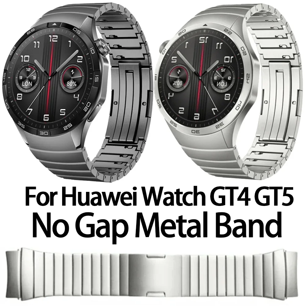 

No Gap Metal Starp For Huawei Watch GT4 5 46mm Official Stainles Steel Quick Release Bracelet Wristband Huawei GT5 46mm GT4 Band