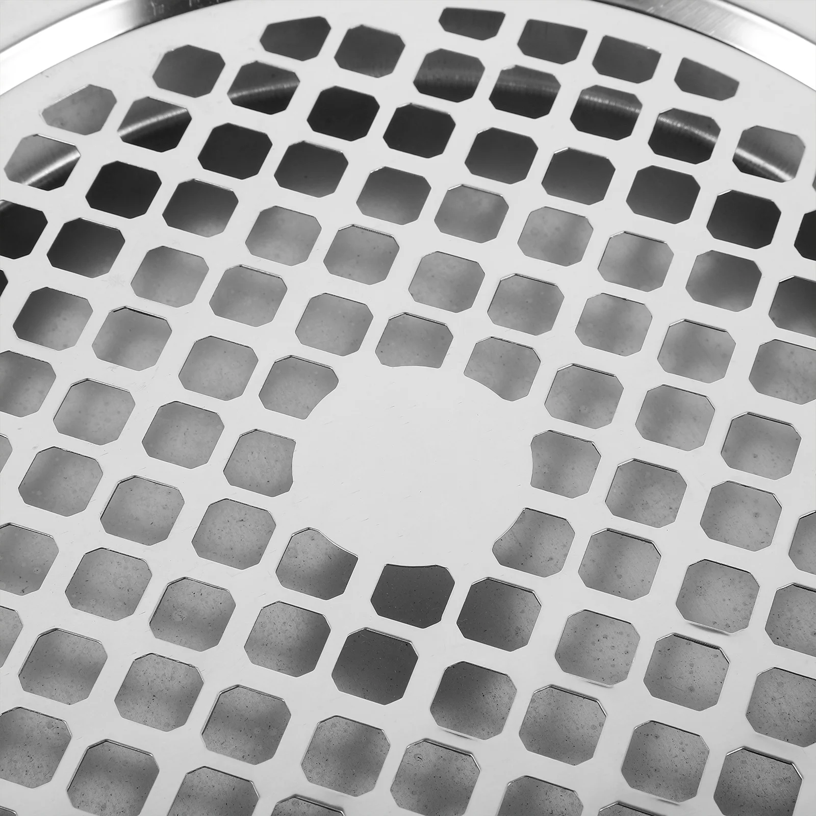 

Stainless Steel Trash Can Lid Ashtray Smoke Extinguishing Grid Cover for Hotel Office Room Compact Metal