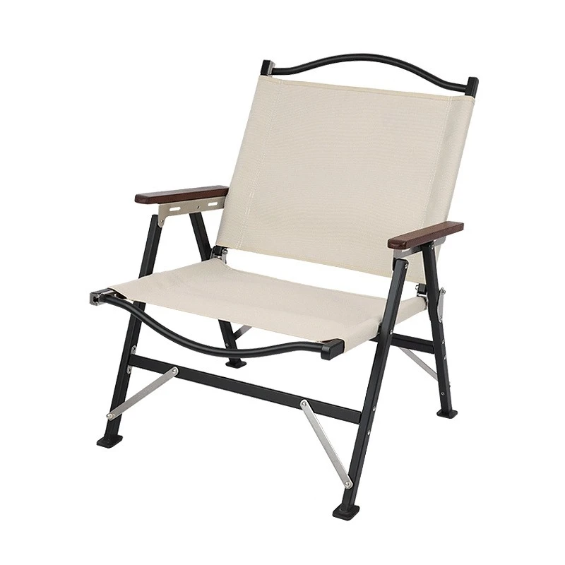 Outdoor camping folding chair, removable aluminum canvas picnic chair