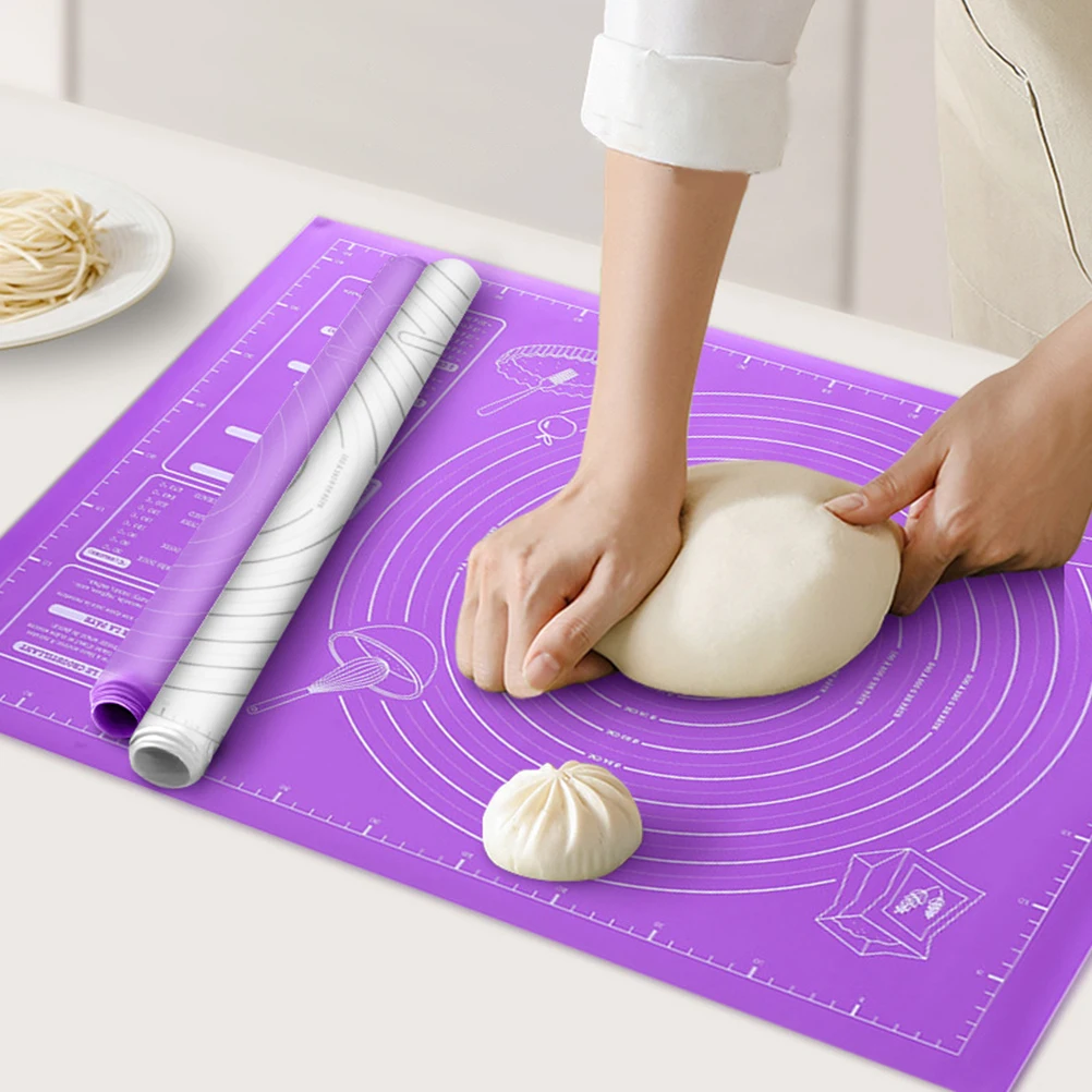 1 pc Kneading pad household and panel rolling pin pad dough pad baking tool baking mat kitchen countertop pad