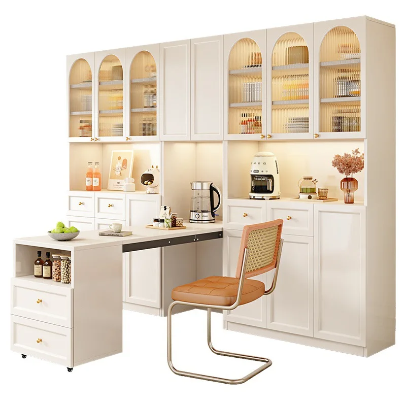 

Side cabinet Dining table Integrated wall Solid wood cabinet Locker Living room Tea cabinet Locker Kitchen cabinet Wine cabinet
