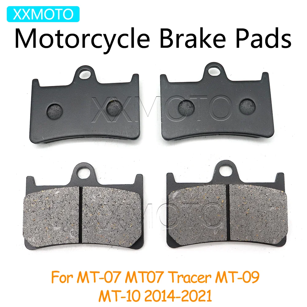 

For Yamaha MT-07 MT07 Tracer MT-09 MT09 MT-10 MT10 MT 07 09 10 2014-2019 2020 2021 Motorcycle Front Brake Pads MT09 Accessories