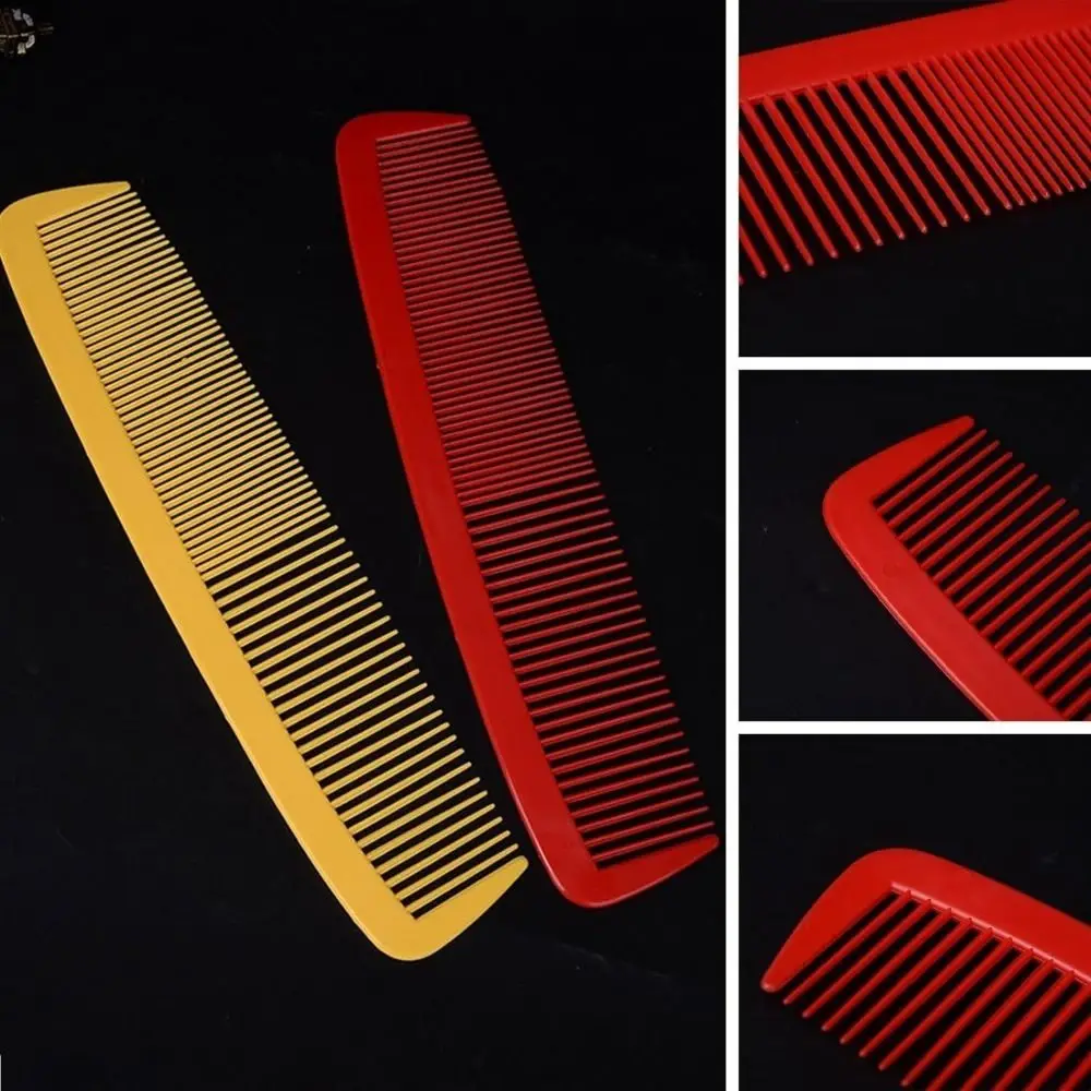 Portable Lightweight Halloween Big Comb Masquerade Decoration Plastic Wide Tooth Comb Compact Delicate Giant Big Comb Party