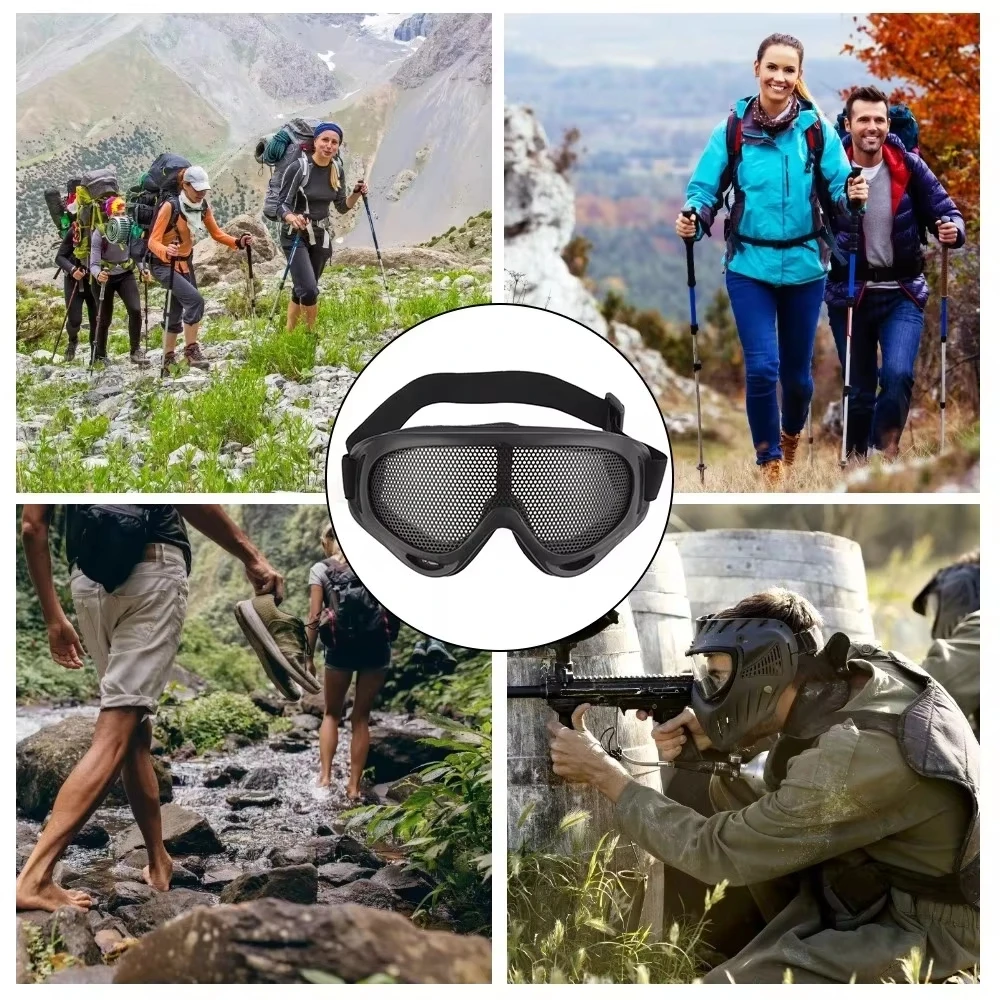 2025 نظارات الرماية الشمسية Airsoft الألوان دراجة نارية يندبروف حماية العين نظارات المناورات #4