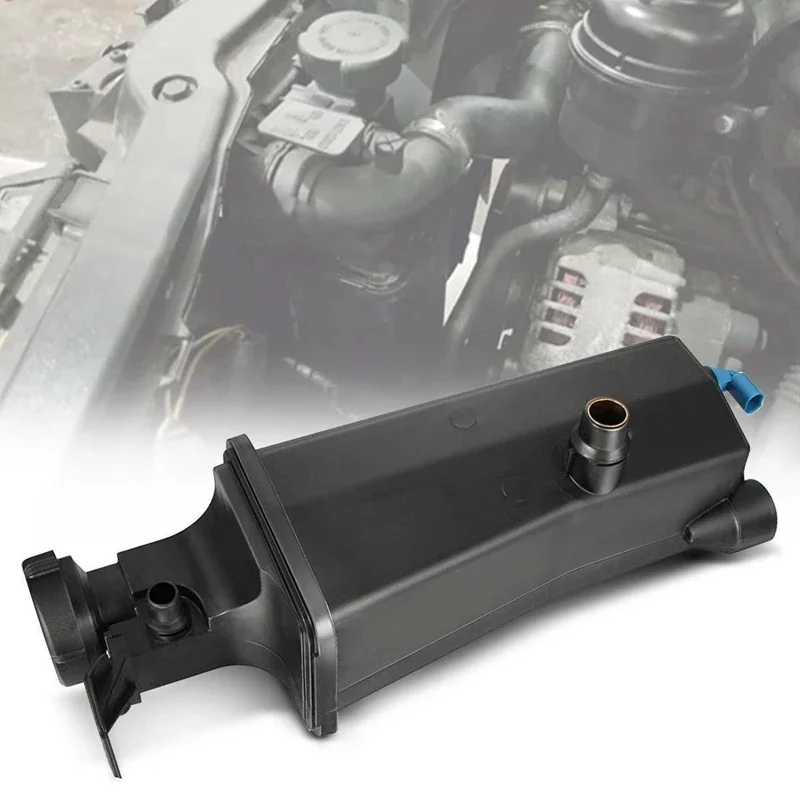 Radiator Coolant Overflow Expansion Tank Bottle Reservoir w/ Sensor for BM E46 with cap 17137787039  17117639022