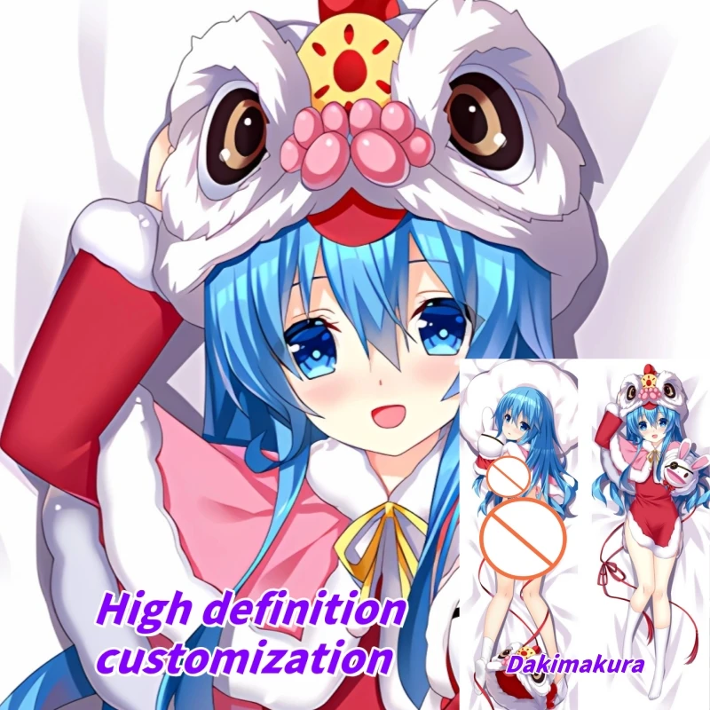 

Dakimakura Anime DATE A LIVE Himekawa Yoshino Double-sided Print Of Life-size Body Pillowcase Gifts Can be Customized