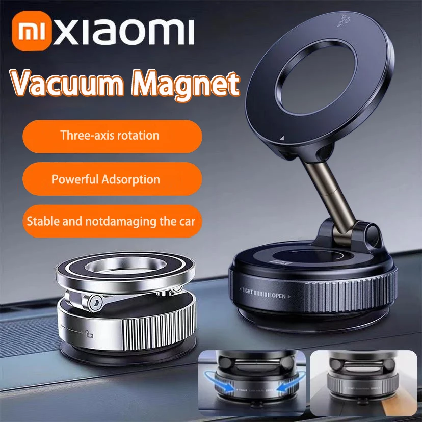 

Сверхсильный магнитный держатель для телефона Xiaomi, складной дизайн 360° ° Регулируемое вакуумное автомобильное крепление для автомобильного стола, держатель для телефона в ванной комнате