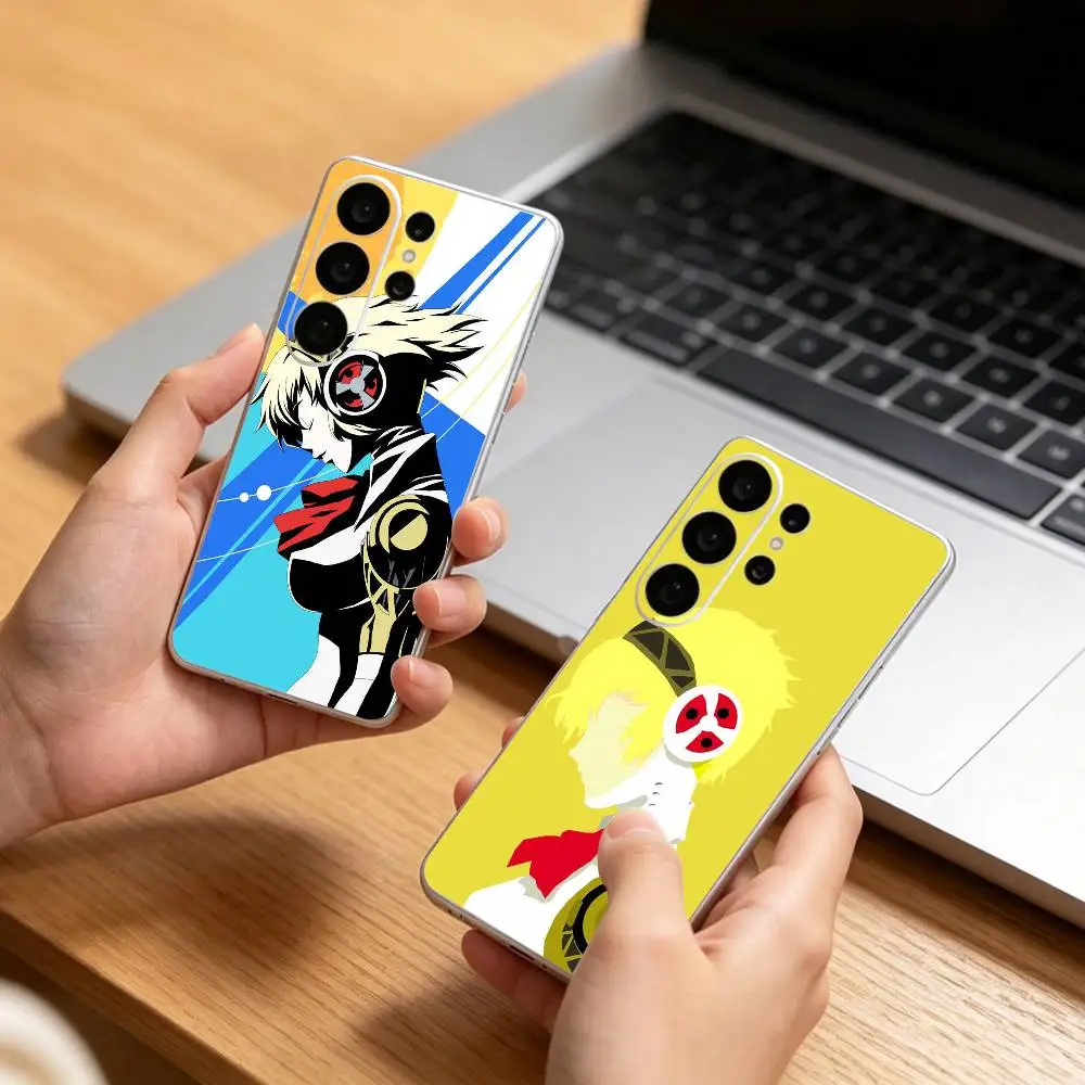 Aegis P3 Game Persona 3 Phone Case For Samsung S25,S24,S21,S22,S21,S20,S10,S9Ultra,Plus,Fe,Lite Transparent Cover