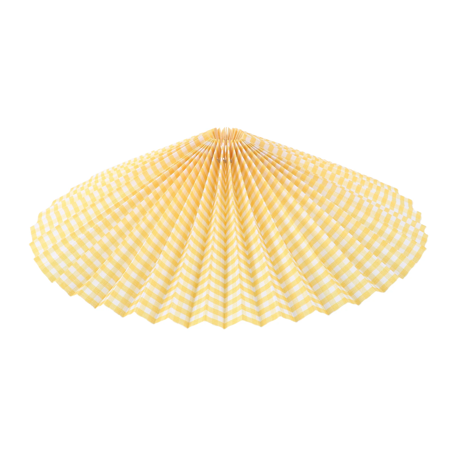 

Creative Pleated Fabric Floor Lamp Shade Rotatable Iron Frame Replacement Lampshade For Bedroom Living Room E27 Socket Table