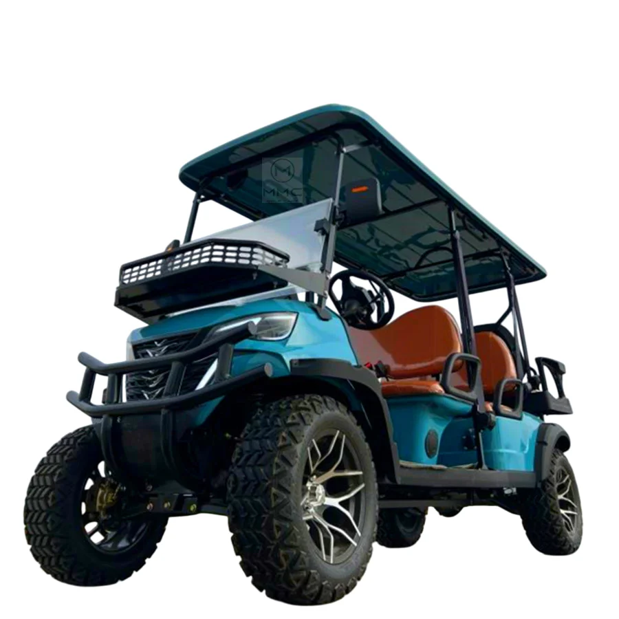 2025 Wholesale Club Car Street Legal Lithium Battery Off Road Hunting Electric Golf Cart For Sale 6 Seat 5KW 72V