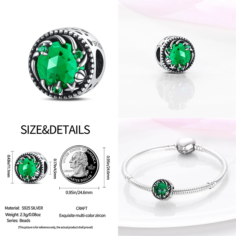 Colgante de plata de ley 925 con forma de rana para mujer, abalorio compatible con pulsera Pandora original, collar, joyería artesanal