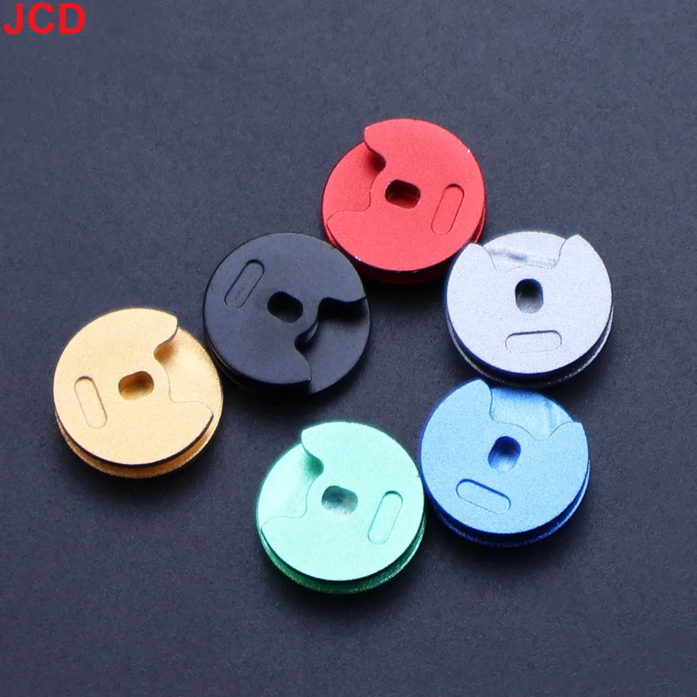 JCD 1Pcs Metal Buttons For 3DS 3DSXL 3DSLL Analog Controller Stick Cap 3D Joystick Cap For New 2DS 3DS LL XL Thumbstick Button