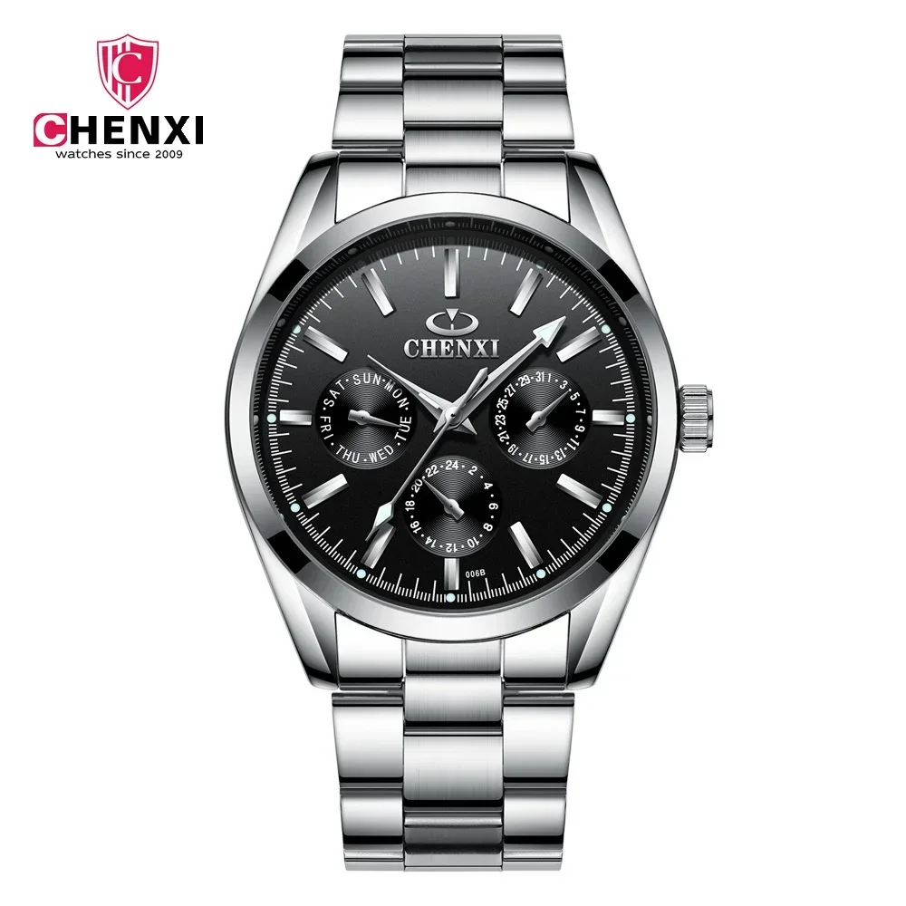 Chenxi 006B Hot Selling Men\'s Quartz Couple Sports Watch Clock Women Watches Man Relogios Feminino  Mens Watches