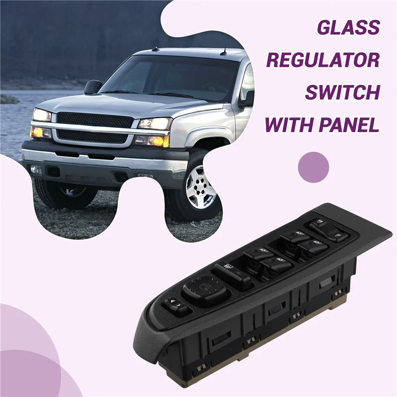 

AUTO 15186208 Door Lock Window Switch Mirror Button For Hummer H2 Suburban Avalanche GMC Yukon Sierra 15883319