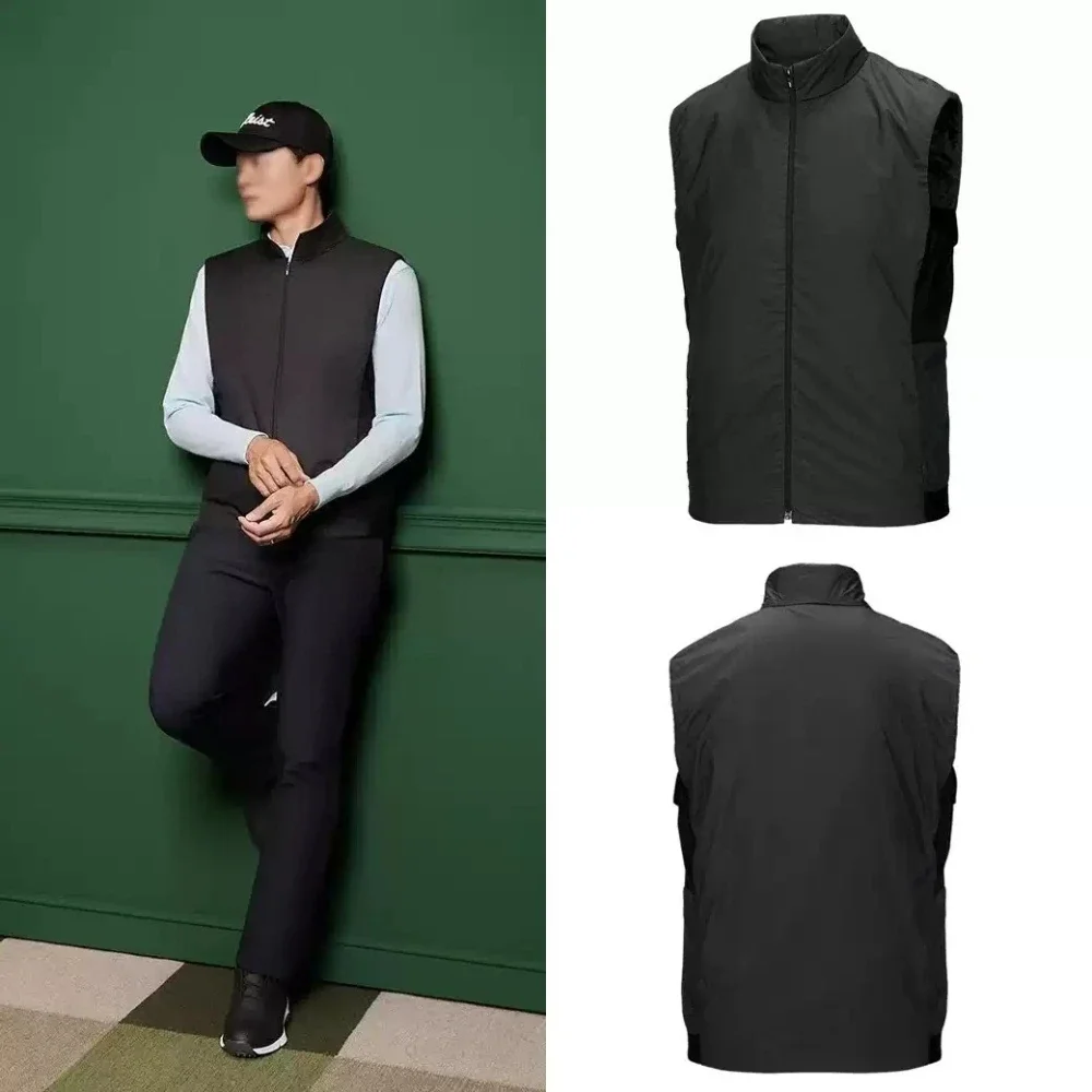 Women's Golf Quilted Vest 2026 Fall New Korean Style Slimming Trendy Warm Versatile Sporty Polyester Lightweight Breathable Soft
