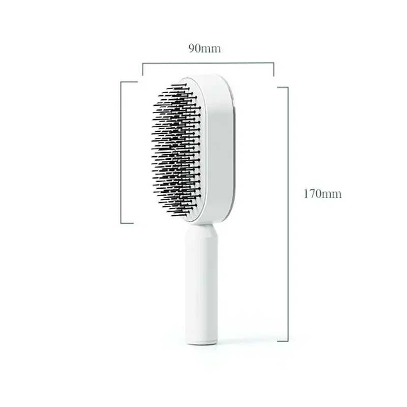 Massage Comb Hair Brush Air Cushion One-Key Self Cleaning Hair Comb Professional Detangling Scalp Air Bag Combs For Hair