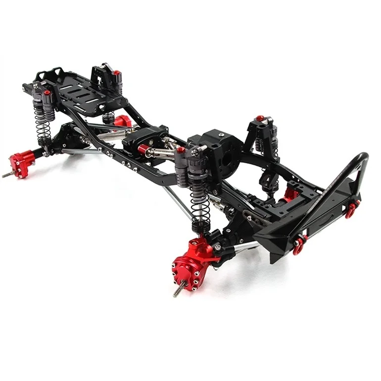 Caixa de transferência de caixa de velocidades preficável para carro crawler 1/10 RC Axial SCX10 e SCX10 II 90046 peças de atualização, titânio