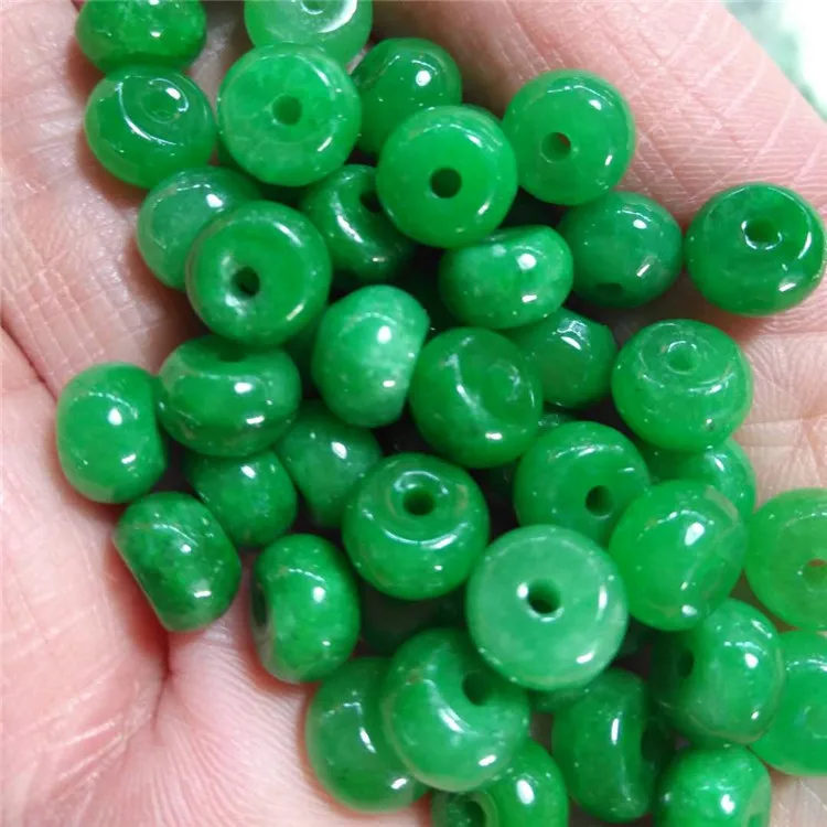 

2*5mm Natural Myanmar Jadeite Green Burmese Jade Abacus Beads For Jewelry Making Diy Bracelet Beaded Necklace Charms Accessories