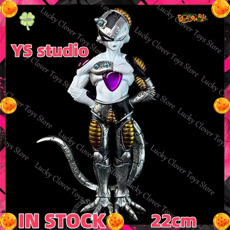 【Entrega en 24 horas】YS studio Figuras de anime de Dragon Ball Frieza de 22 cm, figura mecánica de Frisa, modelo de estatua de PVC, juguete