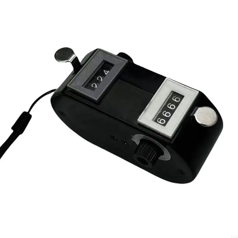 E21B 4 Digit Golf Strokes Counter with Lanyard Sport Scoreboard Handy Scorer Portable