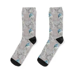 Calcetines deportivos de lujo para hombre y mujer, medias personalizadas, Snowboy