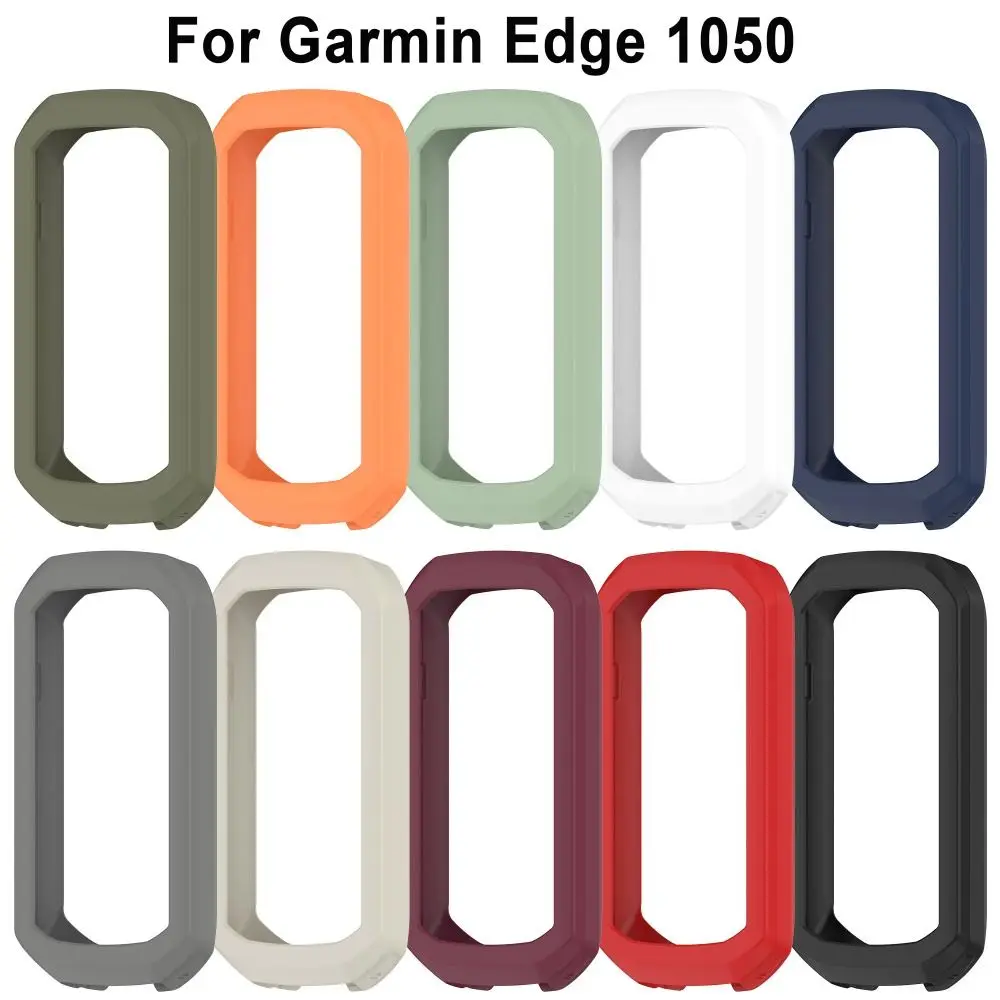 Soft Silicone Protective Case Shell Anti-collision Case Cover Bicycle Computer Bumper Screen Protector for Garmin Edge 1050