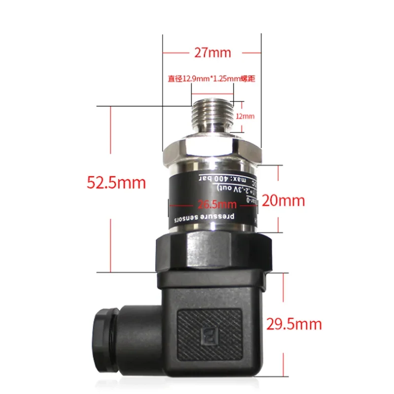 Haitian injection molding machine pressure sensor 0-5/10V 1-5/6V 4-20mA servo oil pressure transmitter